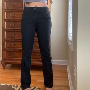 Lee denim mid rise bootcut black jeans